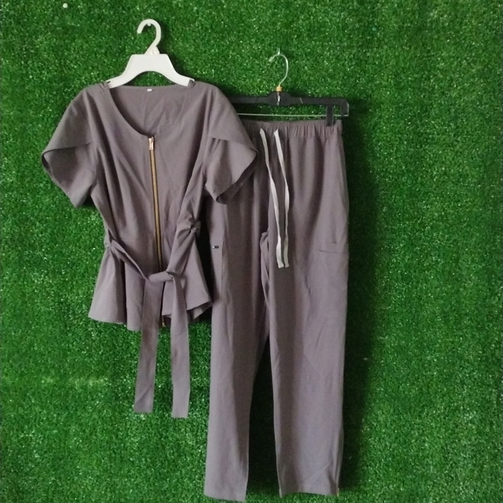 Unbranded two piece scrubs